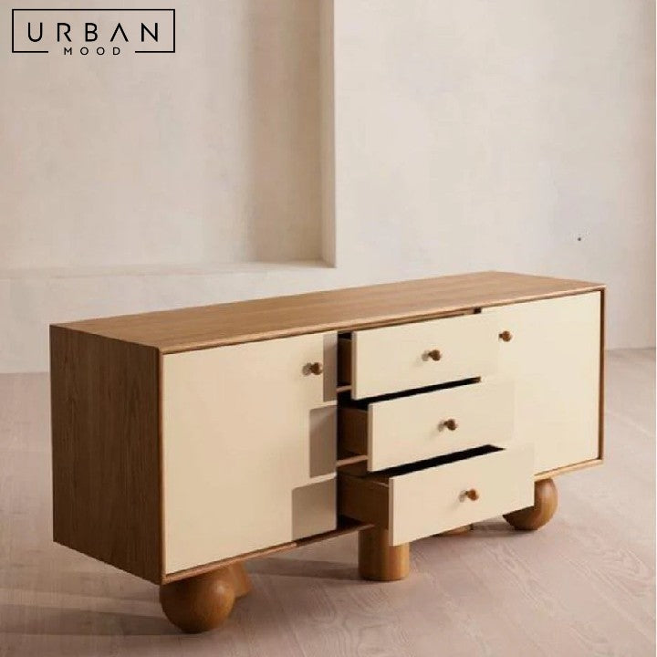 HWANG Modern Solid Wood Sideboard