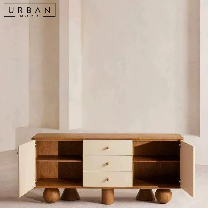 HWANG Modern Solid Wood Sideboard