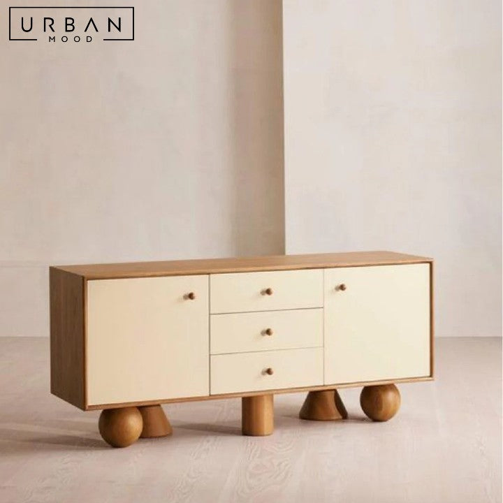 HWANG Modern Solid Wood Sideboard