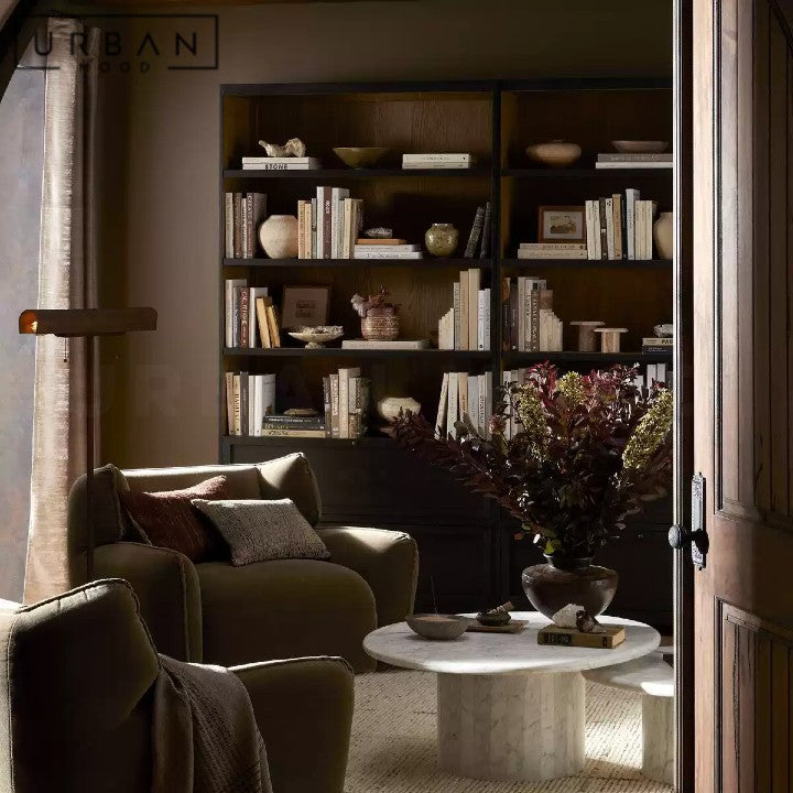 HYLAND Modern Solid Wood Bookshelf