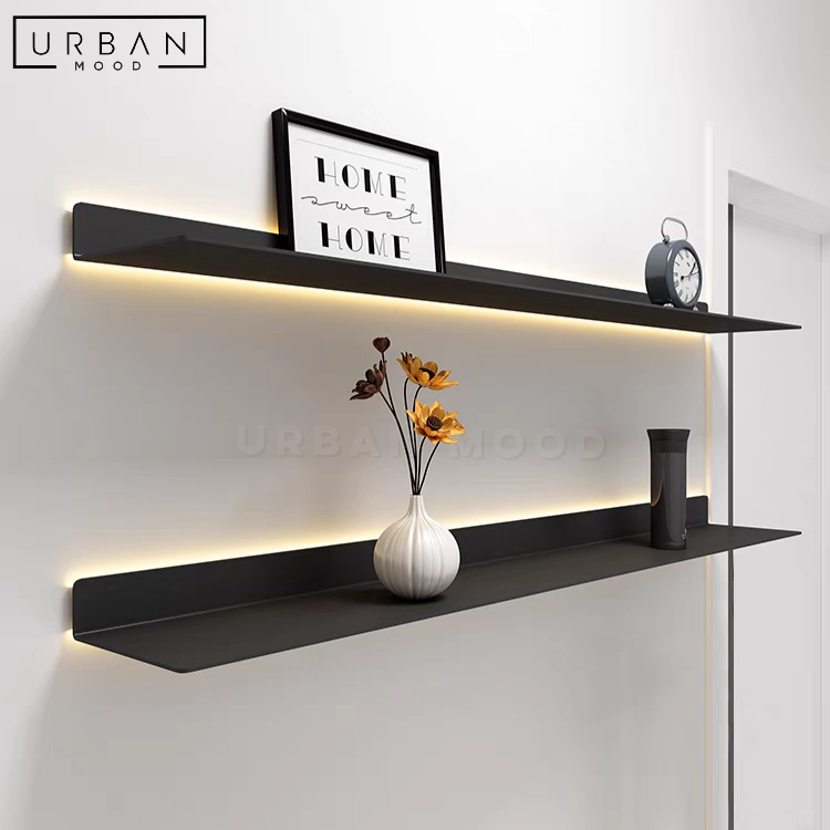 HALO Modern LED Floating Shelf – Urban Mood