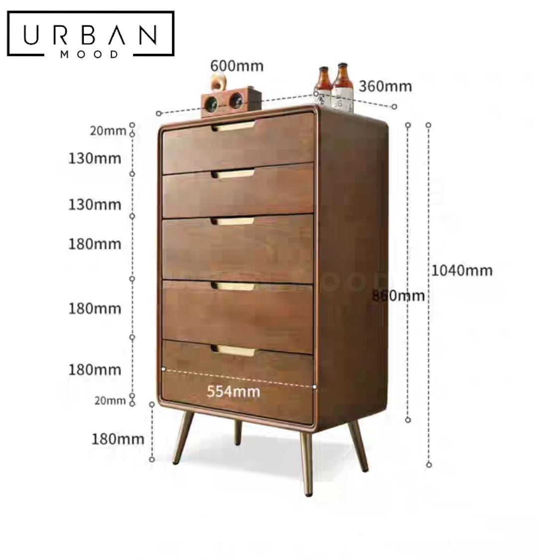 HAVIA Rustic Chest of Drawers