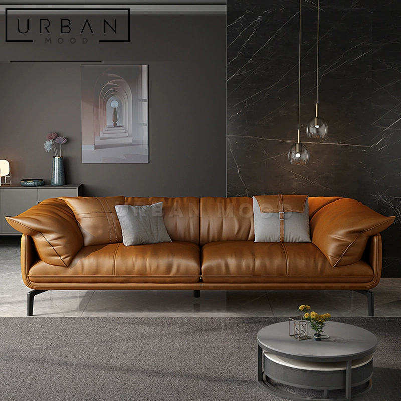 HONOR Modern Leather Sofa