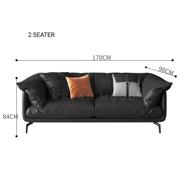 HONOR Modern Leather Sofa