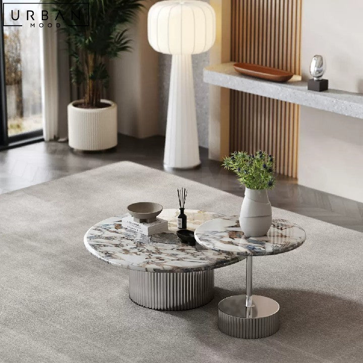 ILLI Modern Marble Coffee Table