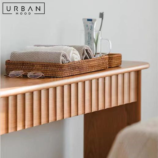 ILLUM Japandi Solid Wood Bench