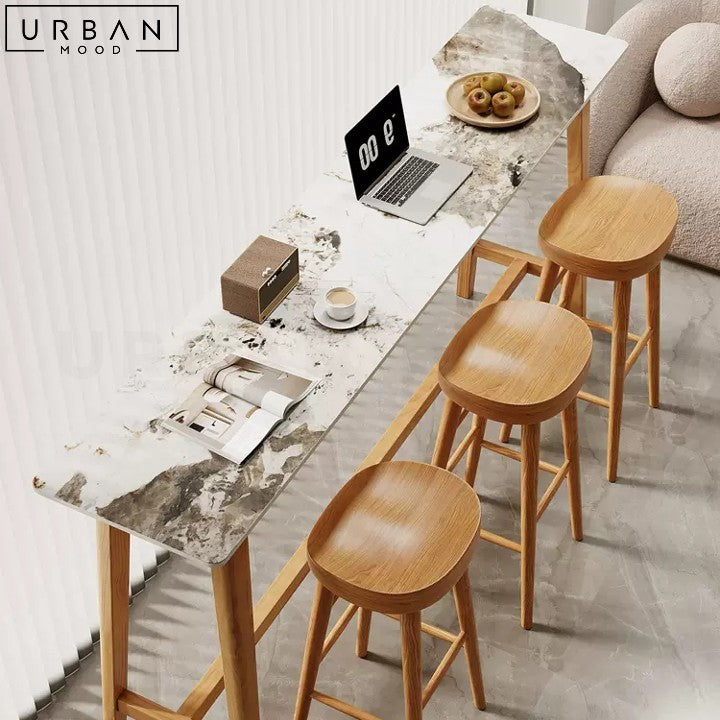 ILYANA Modern Sintered Stone Bar Table