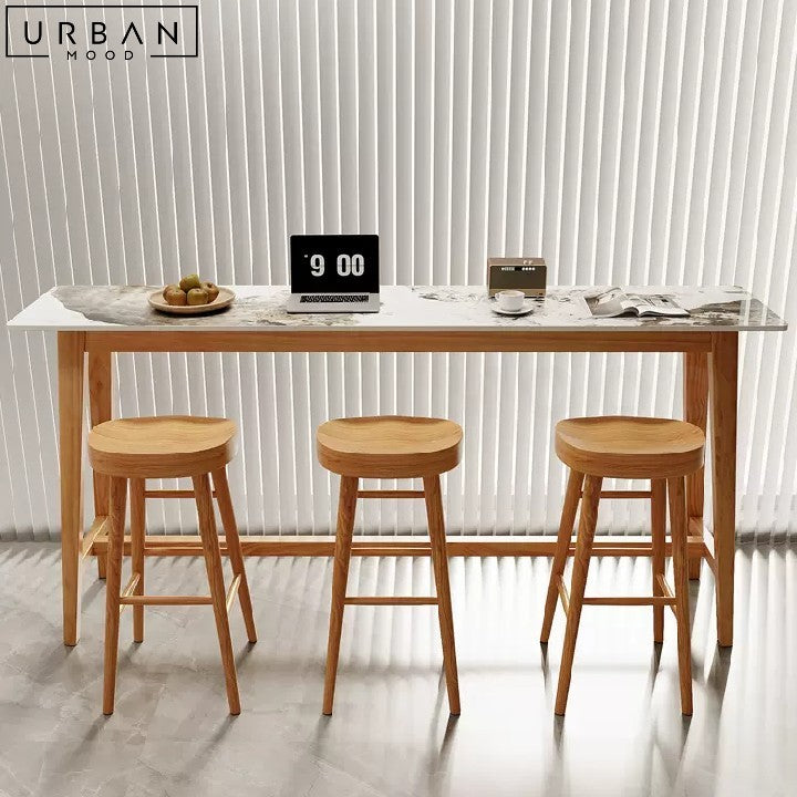 ILYANA Modern Sintered Stone Bar Table