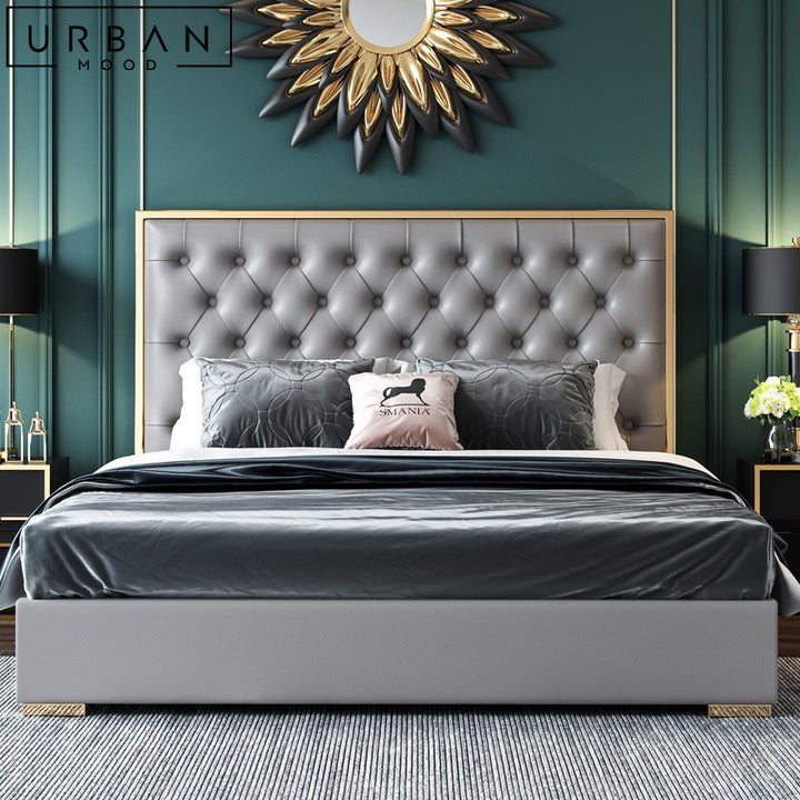 IMANI Victorian Leather Bedframe