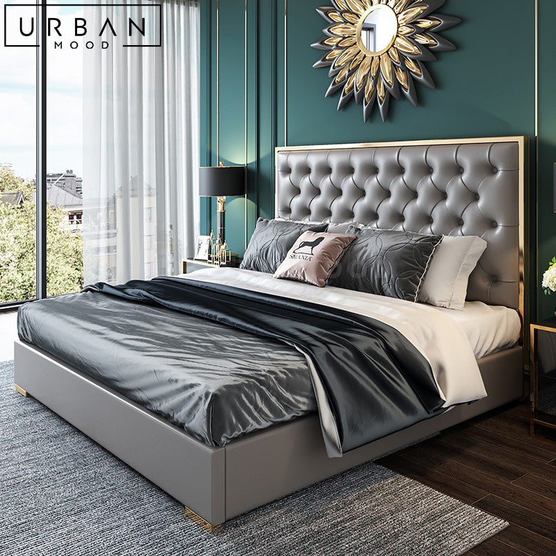 IMANI Victorian Leather Bedframe