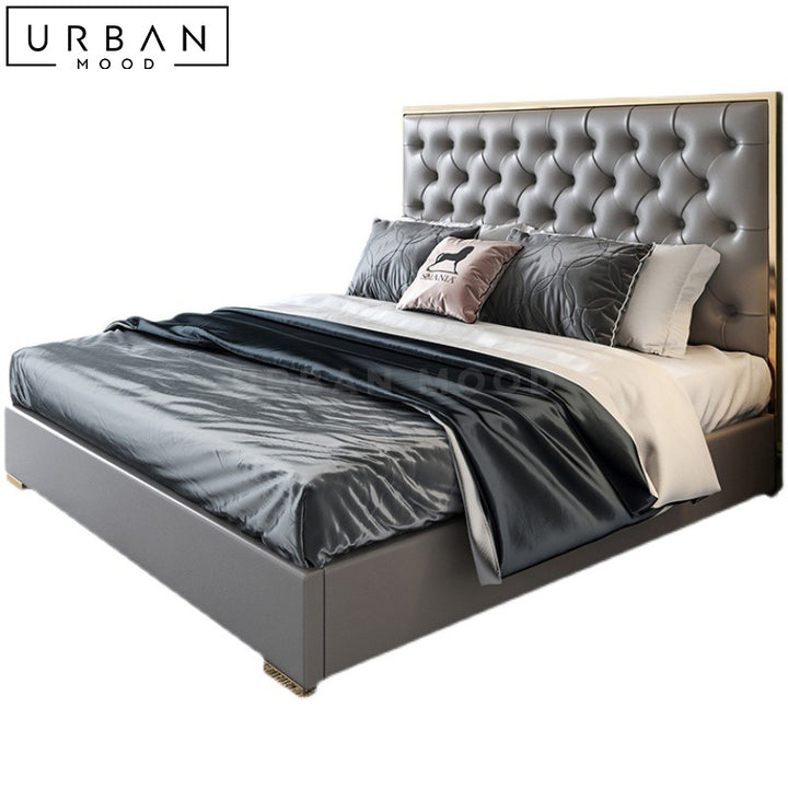 IMANI Victorian Leather Bedframe