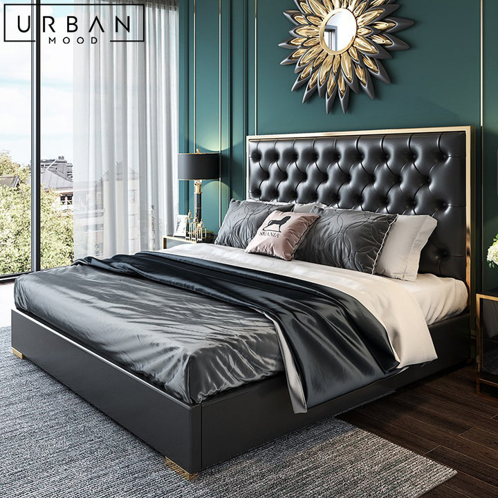 IMANI Victorian Leather Bedframe