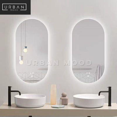 [Ready To Ship] GLIDE Oval LED Wall Mirror