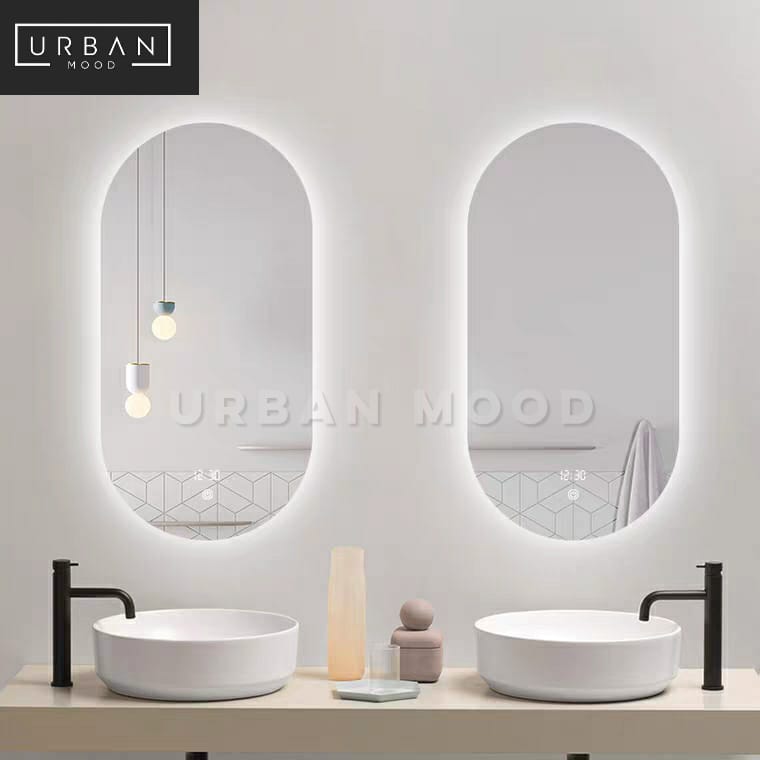 [Ready To Ship] GLIDE Oval LED Wall Mirror