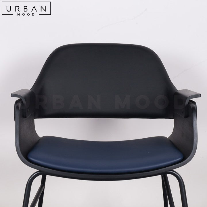 MACCO Modern Leather Dining Chair