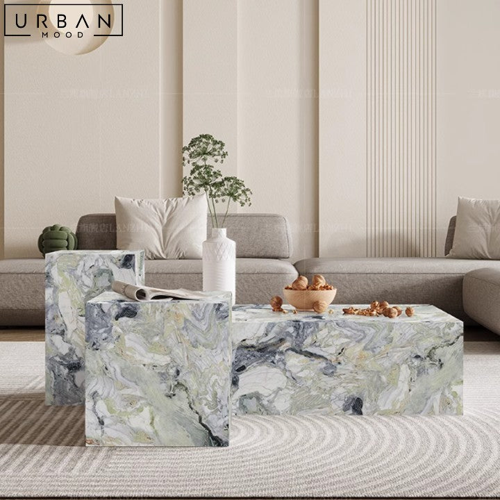 INAS Modern Marble Coffee Table