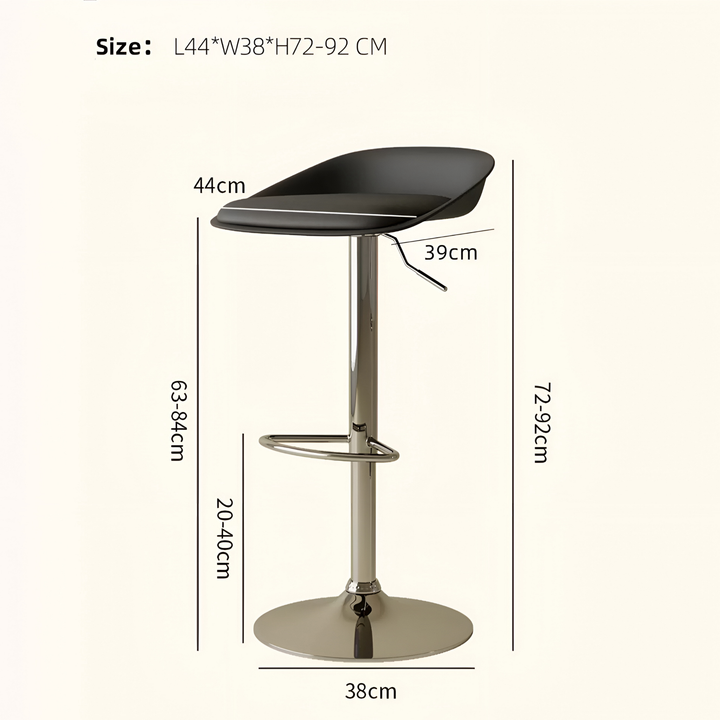 INLO Modern Leather Bar Stool - Urban Mood Singapore