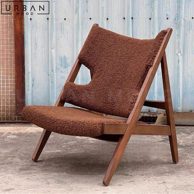 IONA Japandi Boucle Lounge Chair