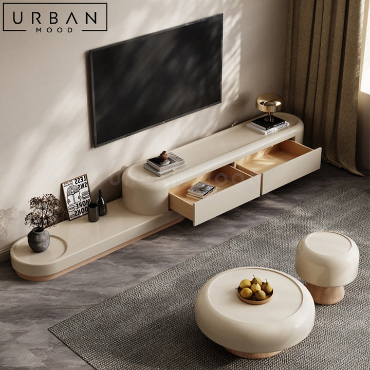 IONE Japandi TV Console & Coffee Table