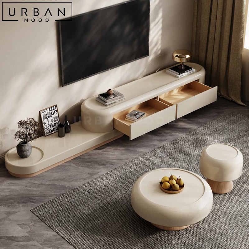 IONE Japandi TV Console & Coffee Table