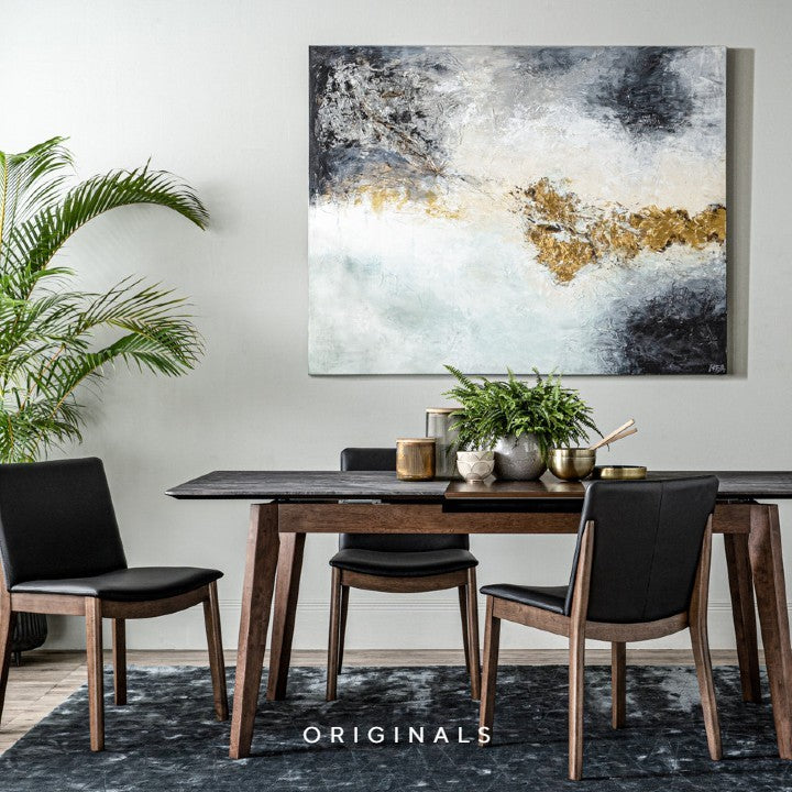 MYKA Modern Leather Dining Chair