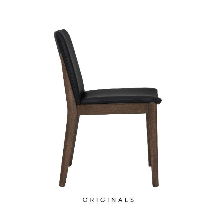 MYKA Modern Leather Dining Chair