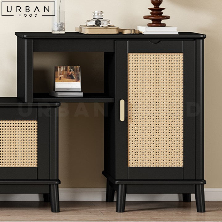 IPSEN Japandi Rattan TV Console