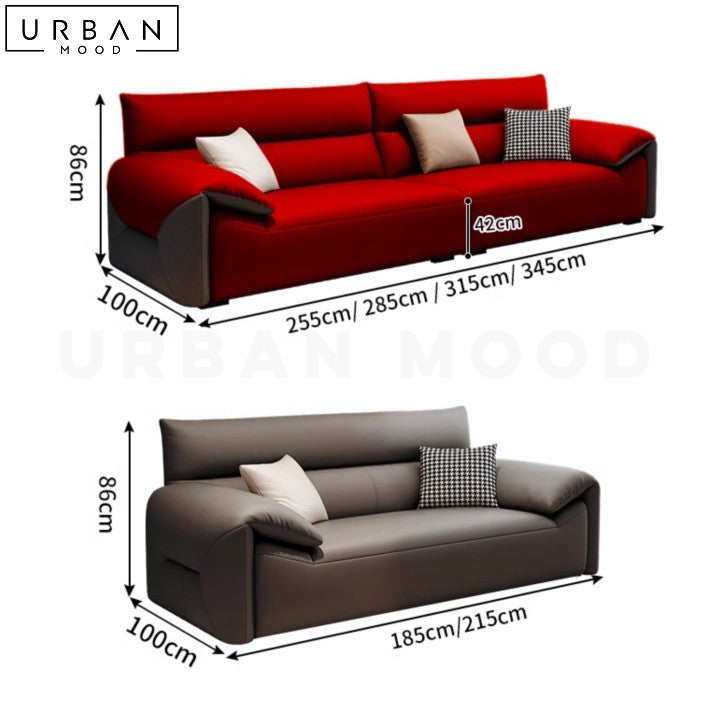 IRMA Modern Leather Sofa