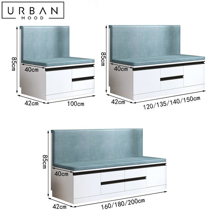 ISHA Modern Storage Dining Bench