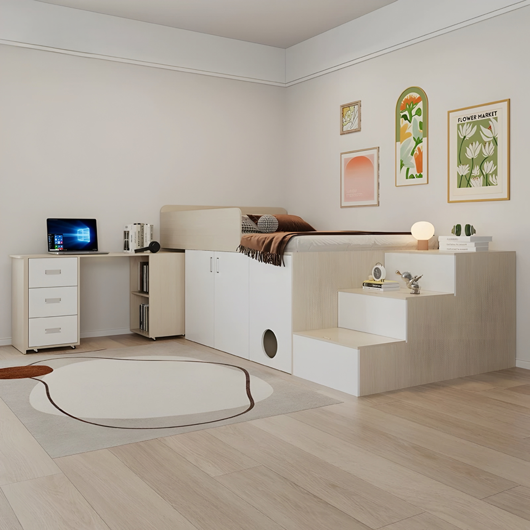 SOLVA Modern Multipurpose Storage Bedframe - Urban Mood Singapore