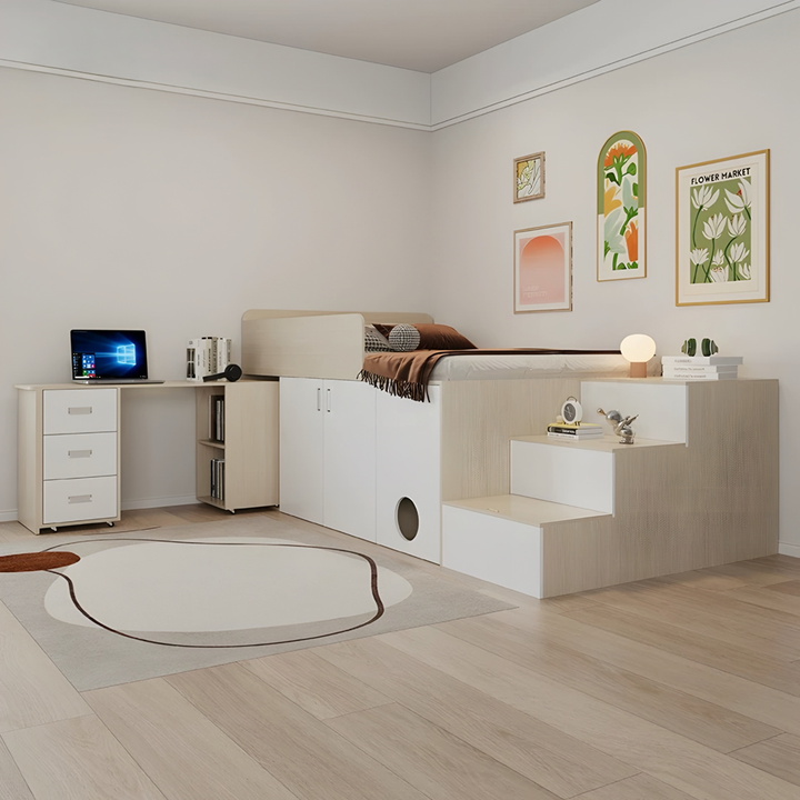 SOLVA Modern Multipurpose Storage Bedframe - Urban Mood Singapore
