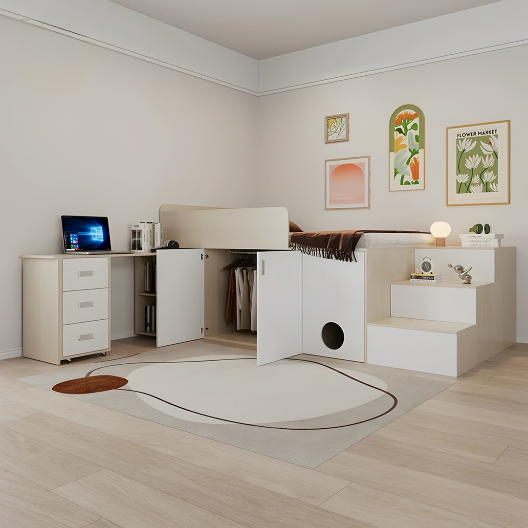 SOLVA Modern Multipurpose Storage Bedframe - Urban Mood Singapore