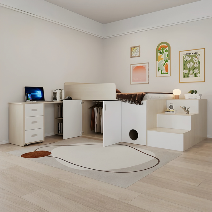 SOLVA Modern Multipurpose Storage Bedframe - Urban Mood Singapore