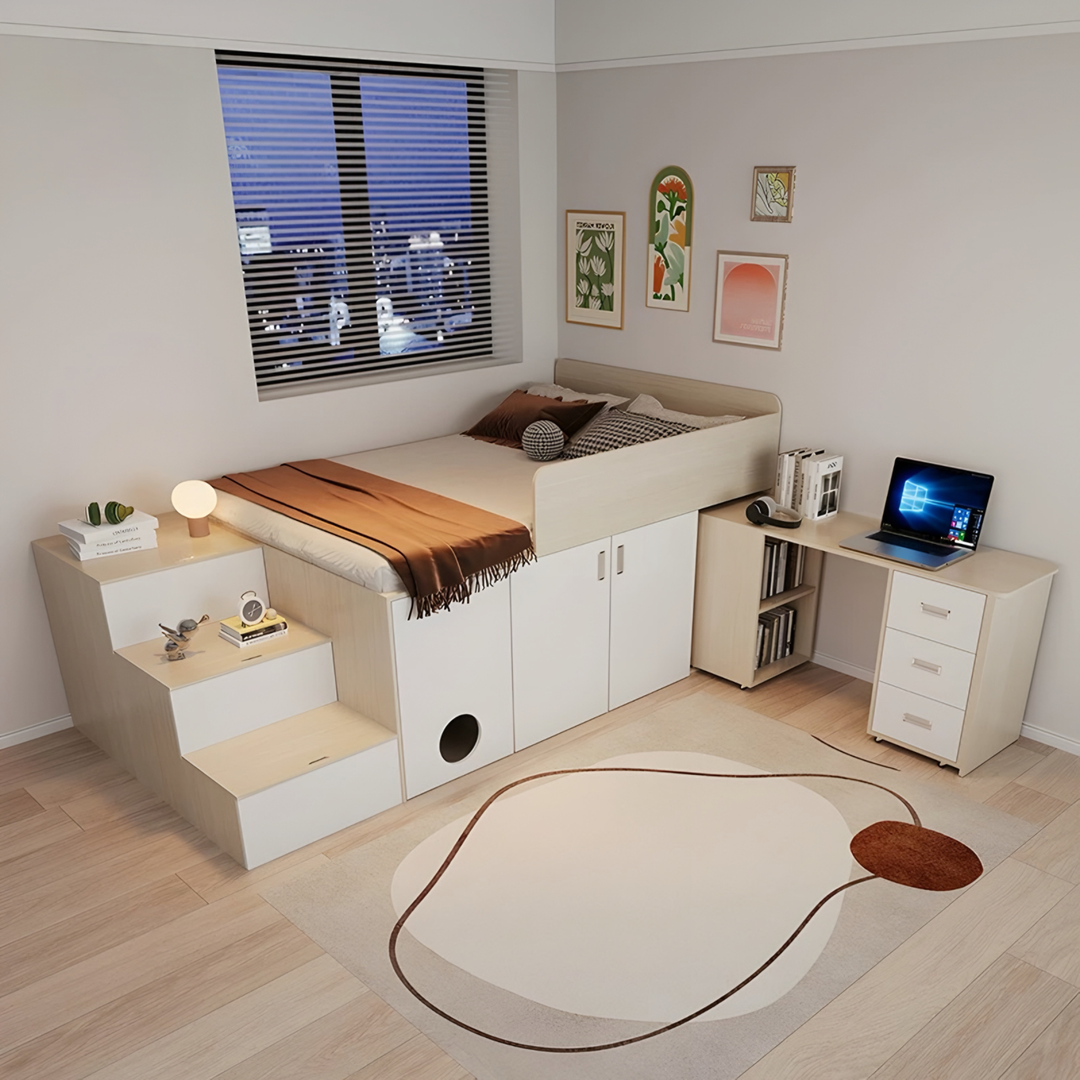 SOLVA Modern Multipurpose Storage Bedframe - Urban Mood Singapore