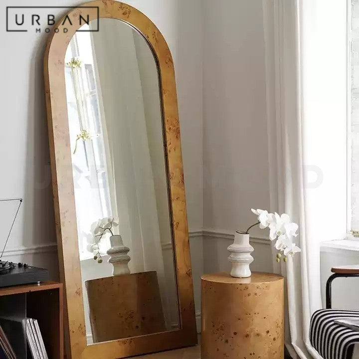 SUFI Rustic Solid Wood Full Length Mirror