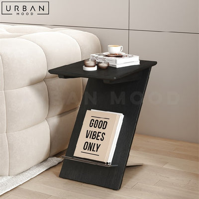 ISYAKU Modern Solid Wood End Table