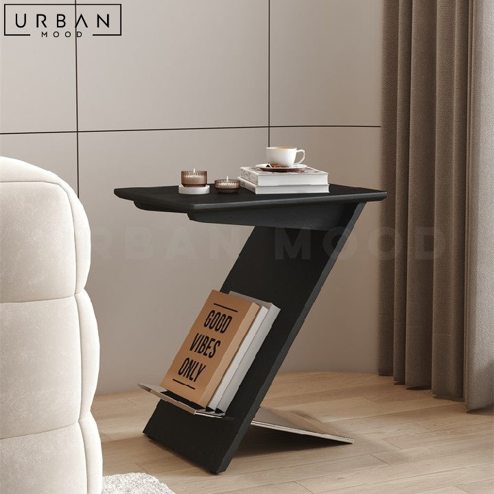 ISYAKU Modern Solid Wood End Table