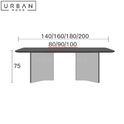 IVAN Modern Sintered Stone Dining Table