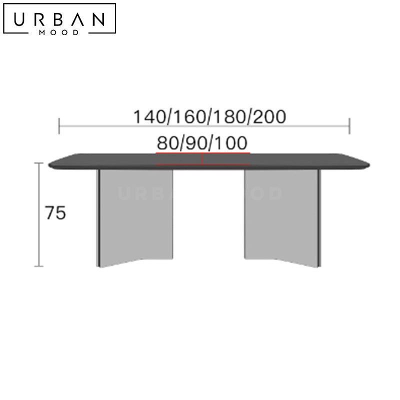 IVAN Modern Sintered Stone Dining Table