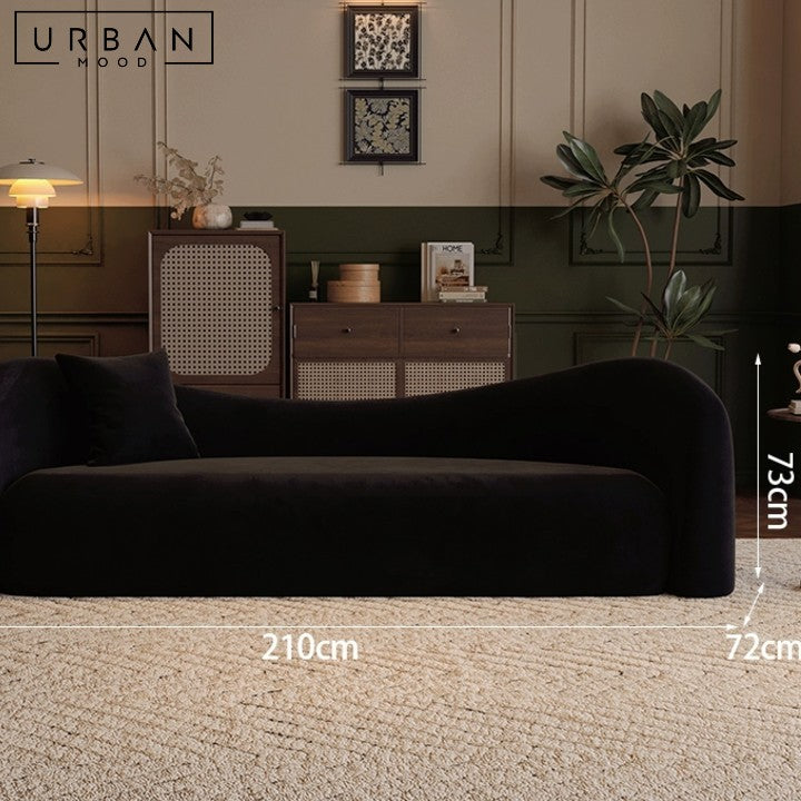 IVKA Modern Boucle Sofa