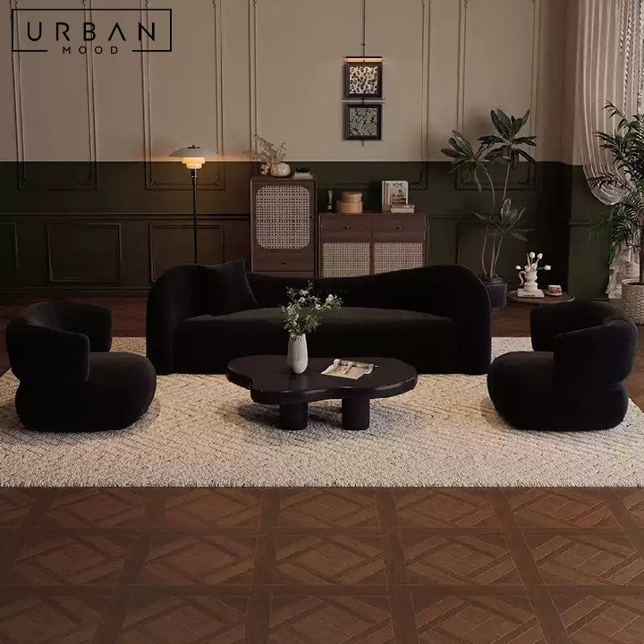 IVKA Modern Boucle Sofa