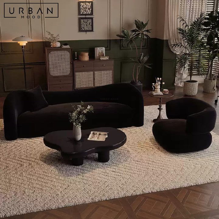 IVKA Modern Boucle Sofa