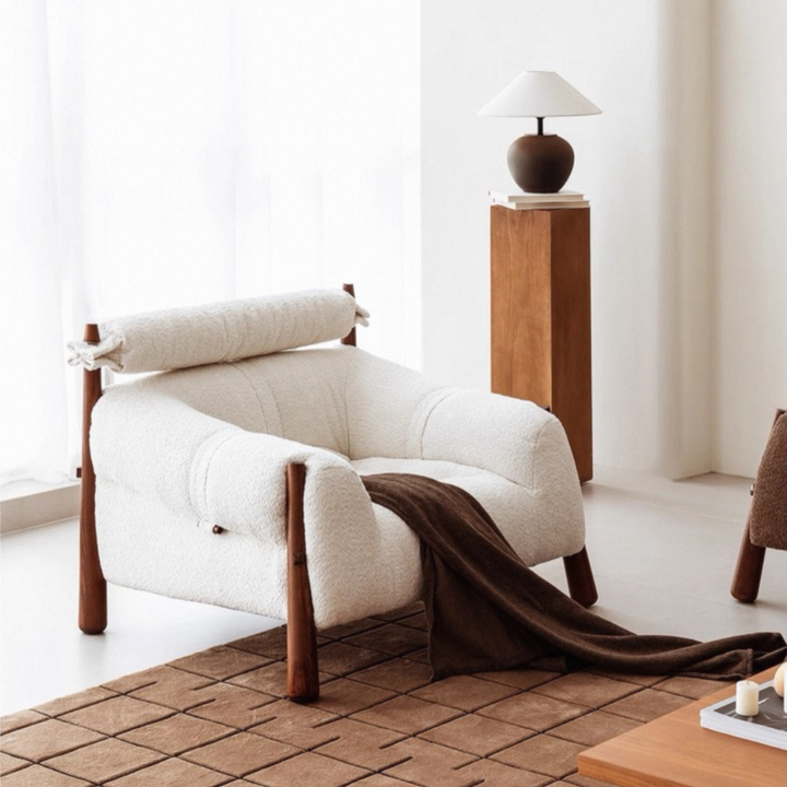 IVORYN Modern Boucle Fabric Sofa - Urban Mood Singapore