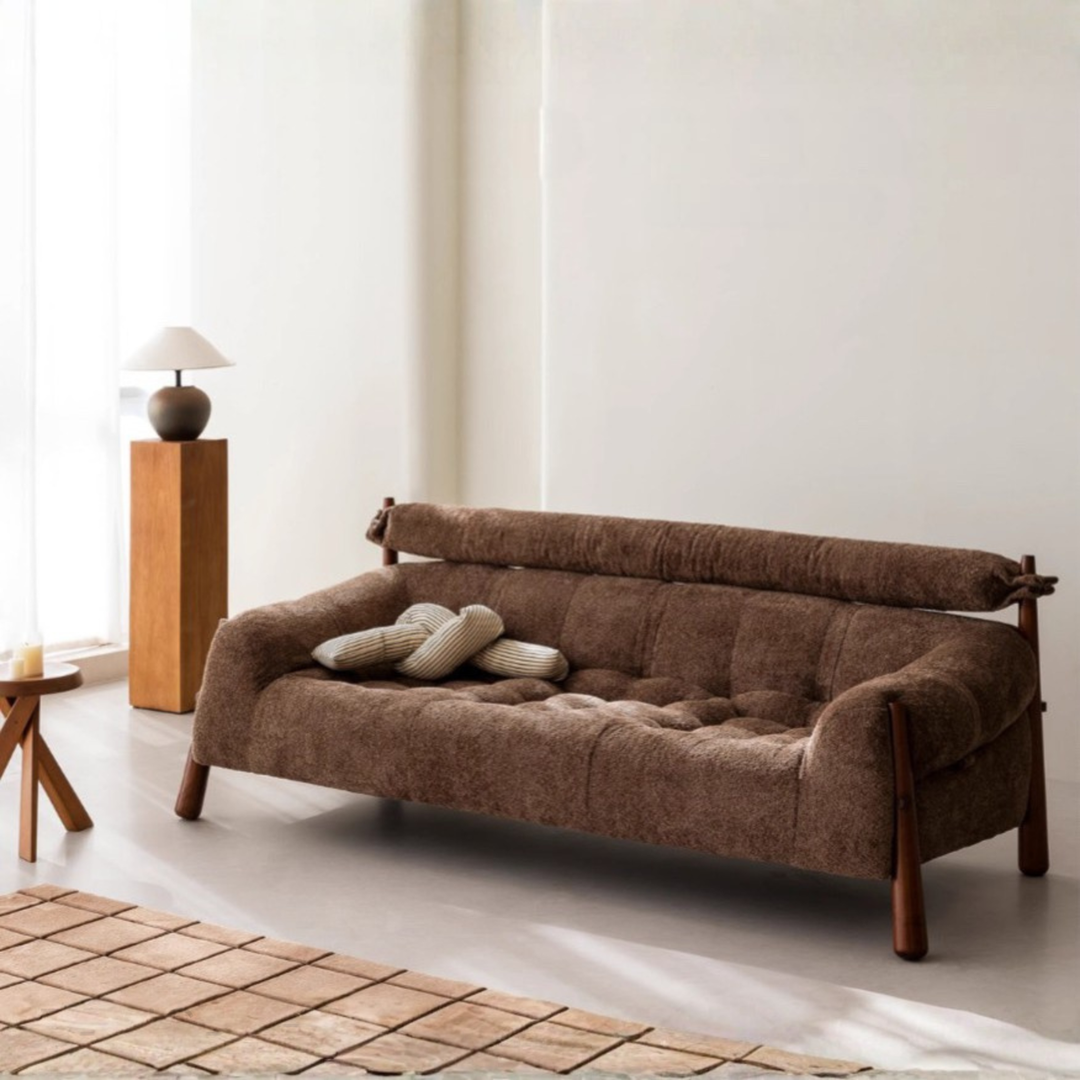 IVORYN Modern Boucle Fabric Sofa - Urban Mood Singapore