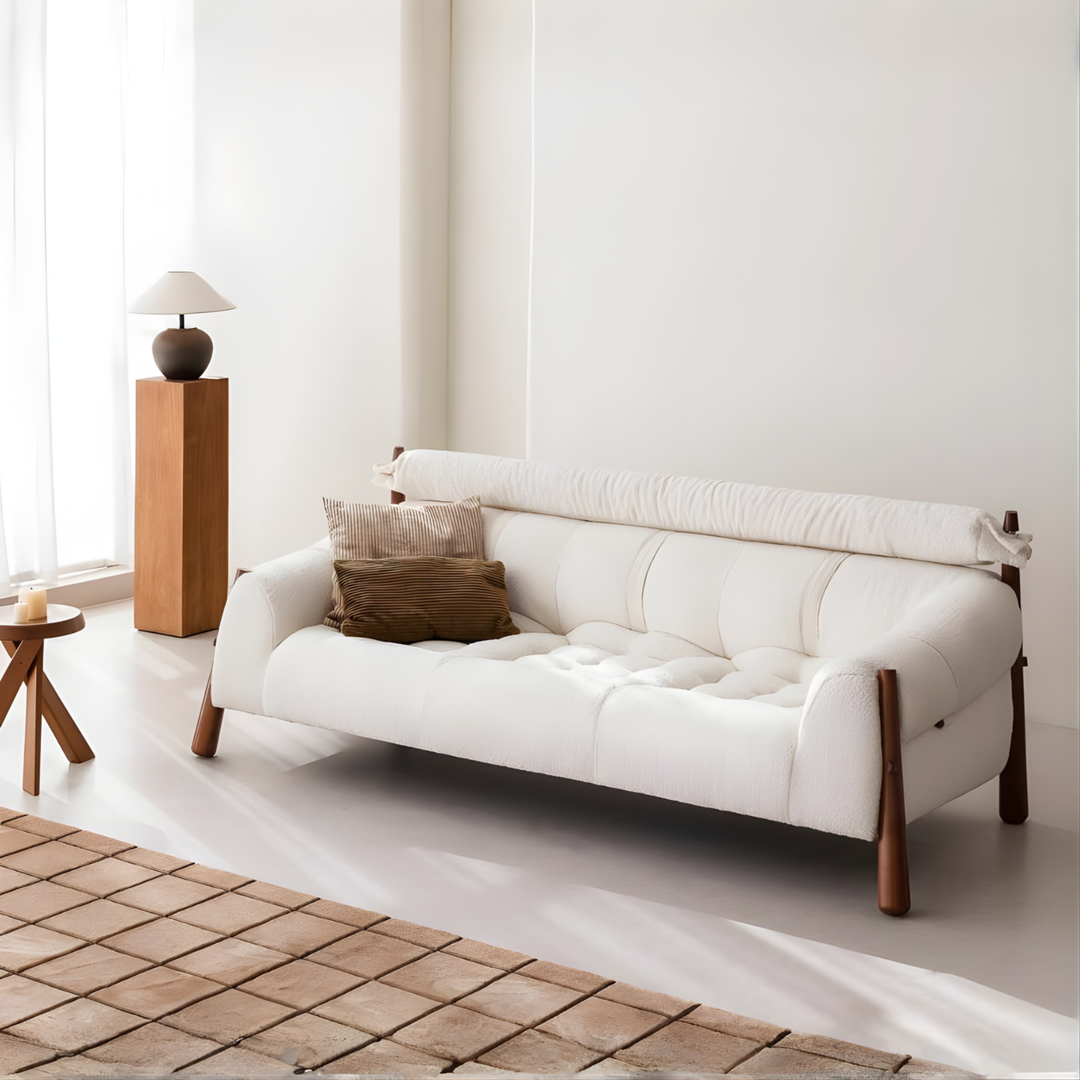 IVORYN Modern Boucle Fabric Sofa - Urban Mood Singapore
