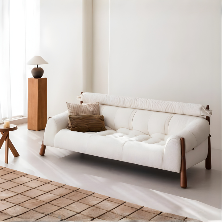 IVORYN Modern Boucle Fabric Sofa - Urban Mood Singapore