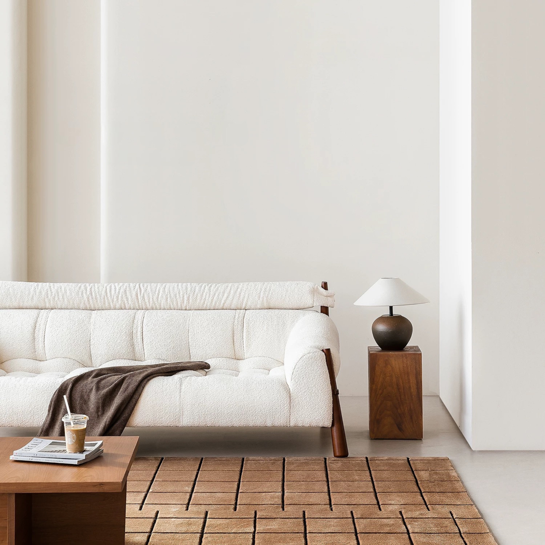 IVORYN Modern Boucle Fabric Sofa - Urban Mood Singapore
