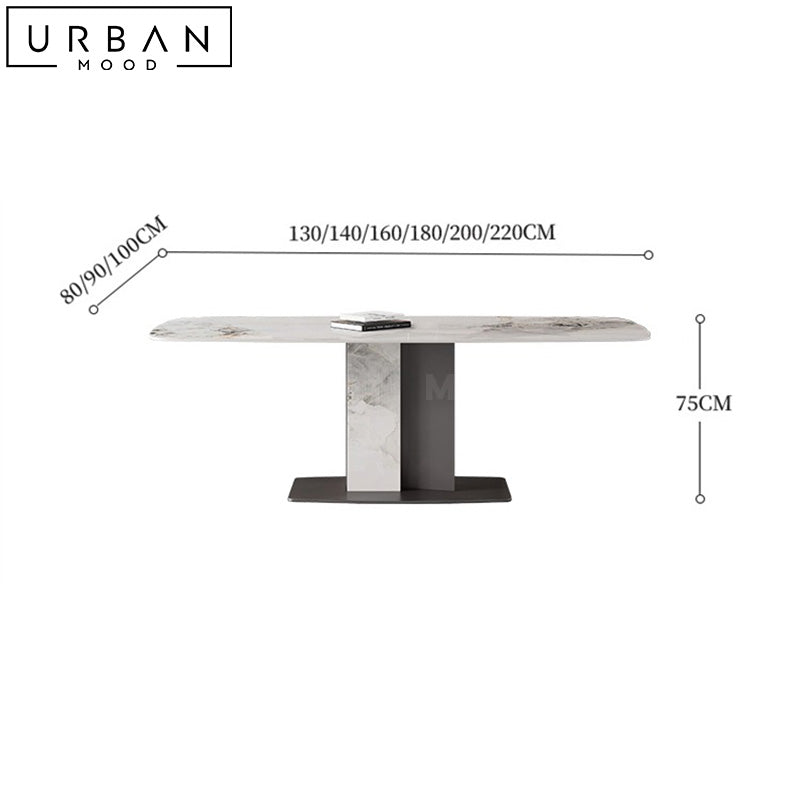 IZARE Modern Sintered Stone Dining Table