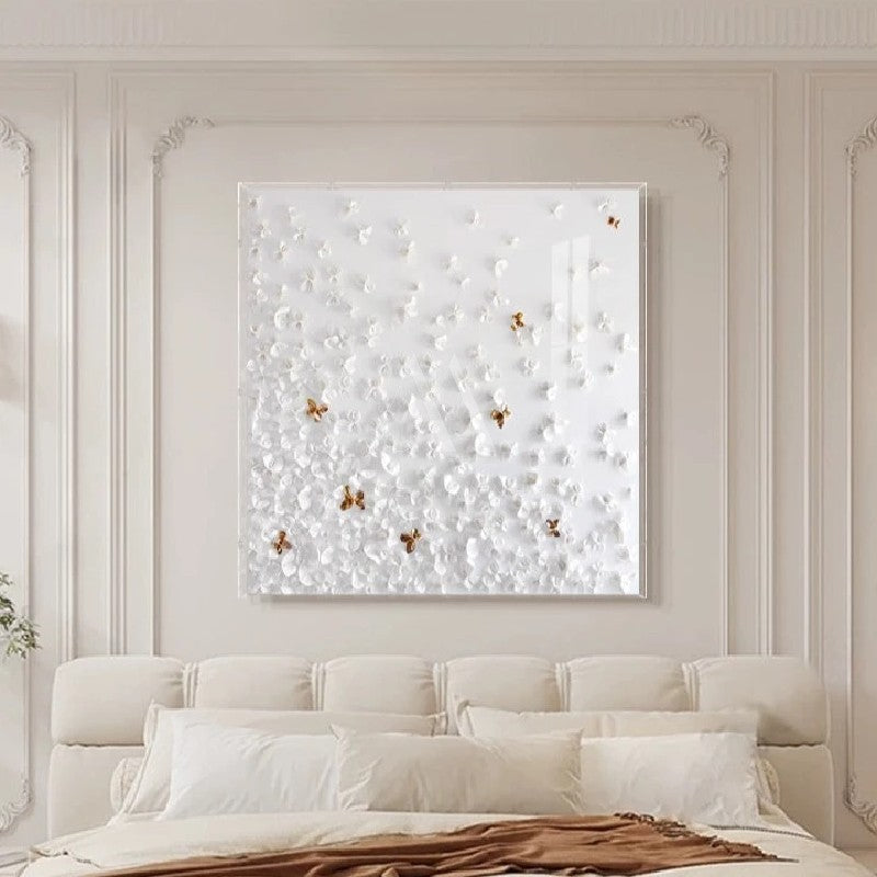 Winter Cemetery Modern 3D Wall Art