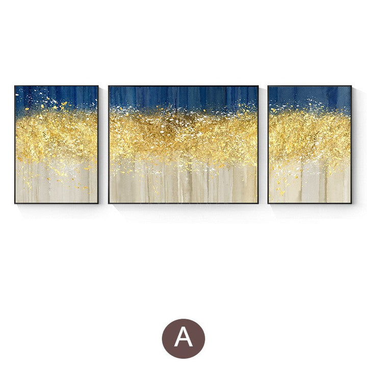 Black Triangles Modern Wall Art (Set of 3)